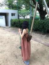 ヒヨコチェックワンピース