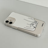 The cat that became a nun phone case