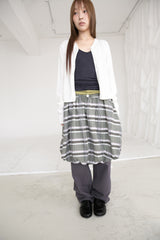balloon check stopper skirt(2colors)