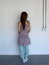core shirring dress