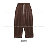 Plain two-pin tuck balloon training pants