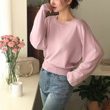 [MADE/夏ver.] Fluffy Basic Round Knitwear