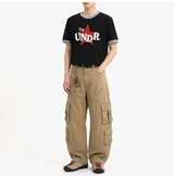 Essential Standard Short Sleeve Ringer T-shirt Understar Black