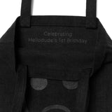 Small tote bag - Black denim