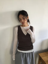 Drizzle midi skirt (2color)