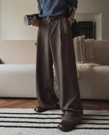 Ray Belted Wide Slacks