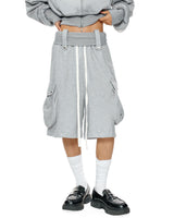 TRACK SHORTS - GRAY