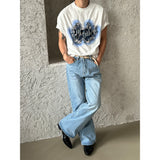 [UNISEX]フィンガーカッティングオーバーフィットTシャツ (2color)
