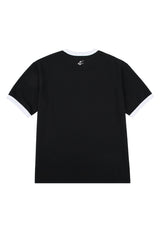 リンガーTシャツ ブラック