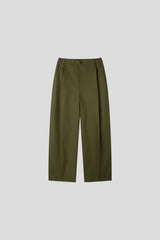 Hard cotton one tuck pants 5color