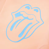 DC x The Rolling Stones Big Logo Printed Sweatshirt Orange