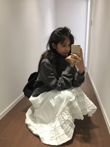 Yacht Frill Tiered Skirt (1color)