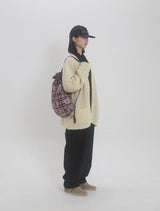 000 Design Check Gym Sack / Olive
