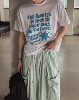 ハウンド スター レタリング オーバー ショートスリーブ Tシャツ