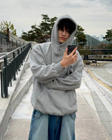 Chrono Button Hoodie (Navy)