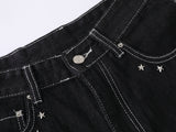 Sage Heart Wing Wide Fit Denim