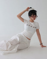 Jenny Dachshund Printed Short Sleeve T-shirt