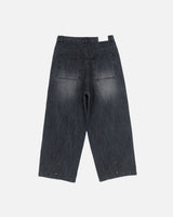 Low Snap Balloon Denim Pants (2 Colors)