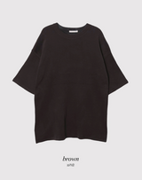 Milk Layered Loose Fit Short Sleeve T-shirt (5color)