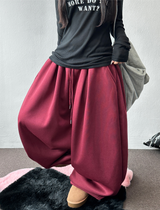 コティフリースラインドバルーンピンタックロングパンツ ❤️🖤5 COLOR