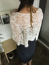 Schiele Crochet Bolero (2color)