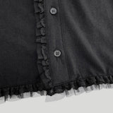 LACE JERSEY TOP