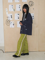 SNAP HOODIE SHIRT (SAND GREY)