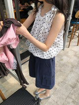 グレインバミューダパンツ_navy