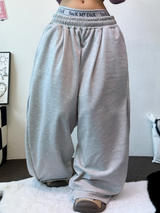 DOWN PINTUCK BALLOON LONG PANTS 🩶🖤2COLOR