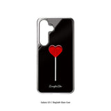 [MADE]heart lollipop MagSafe Glass Silver Bumper phonecase