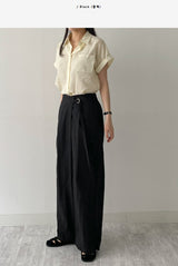 Raschel Nylon Wrap Wide Pants