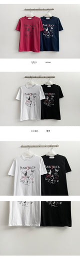 チュチュイラストレーティド半袖Tシャツ