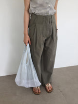 Highland pintuck pants (3color)
