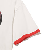 ハートグラフィックリンガーTシャツ（赤