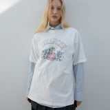 プレッピーケーキオーバーサイズTシャツ
