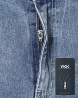 Based Curved Denim Pants