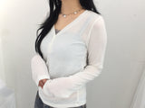 V cut light button t
