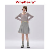 WhyBerry24AW スカート “Pearl Corridor”スイートハイウエストショートスカート