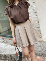Tibel Pintuck Pleated Culottes