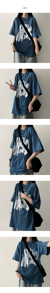 Ealing Motion オーバーフィット 半袖Tシャツ