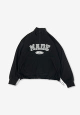 SO MADE ハーフジップアップスウェットシャツ