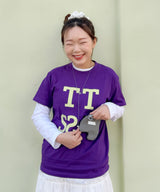 [Pouch SET] TT S2 ロゴショートスリーブTシャツ_パープル (4 SIZE)