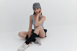 【MADE】 OONE ベーシックスリーブレストップ_ブルー