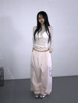 ditto lace long t-shirts(3 color)