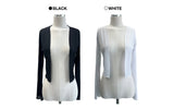 Cloud Airy See-through Summer Open Long Sleeve Cardigan (2 colors)