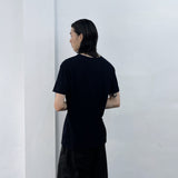 Minimalist Linear Ribbed Shirt