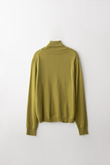 Cashmere turtle neck knit (Mustard)