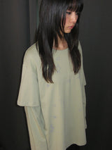 STARRY DOUBLE SLEEVE T (GREEN TEA)
