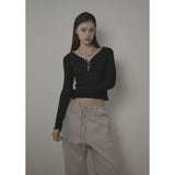 DAISY TOP-BLACK