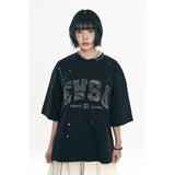 Damage Camo Patch Short Sleeve - Black